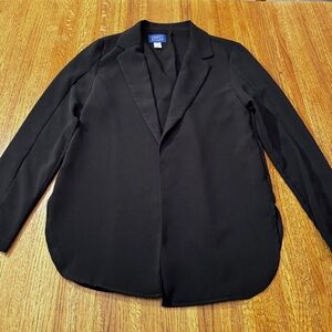 Women’s lightweight black shirt jacket, size small, by Simply Styled